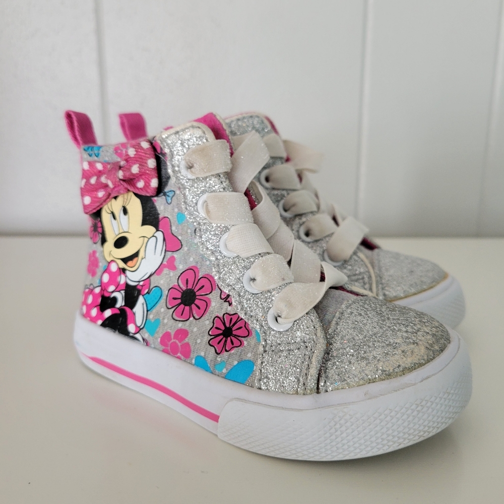 Disney Minnie mouse shoes with sparkles